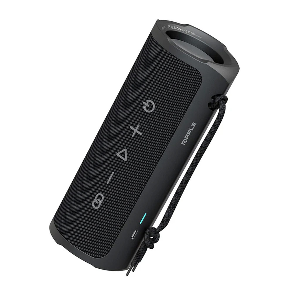 Picture of HiFuture Ripple Wireless Portable Bluetooth Outdoor Speaker with IPX7 Waterproof 30W Deep Bass 12 Hours Playtime - Black