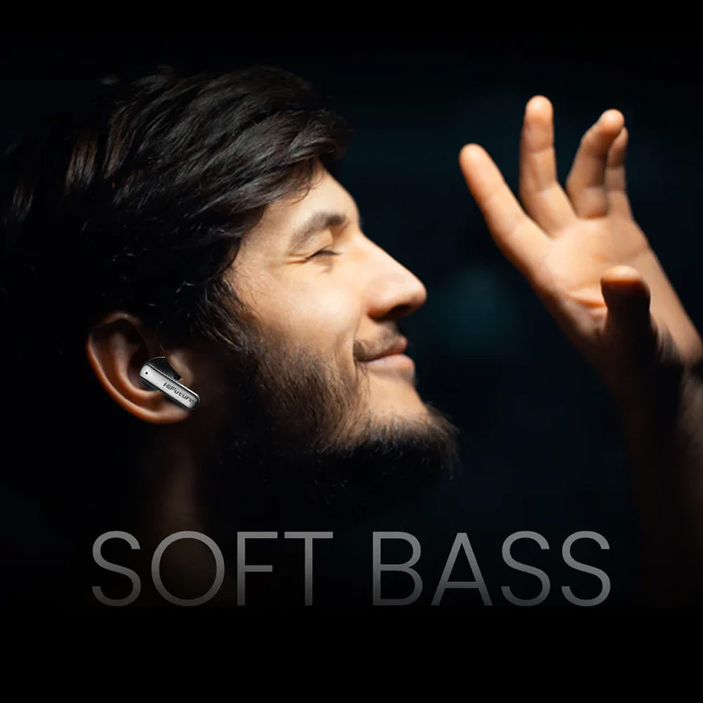 Picture of HiFuture SonicAir Bluetooth 5.3 Comfort Fit TWS Earbuds Waterproof with ENC Noise Cancellation Soft Bass Long Hours (Black)