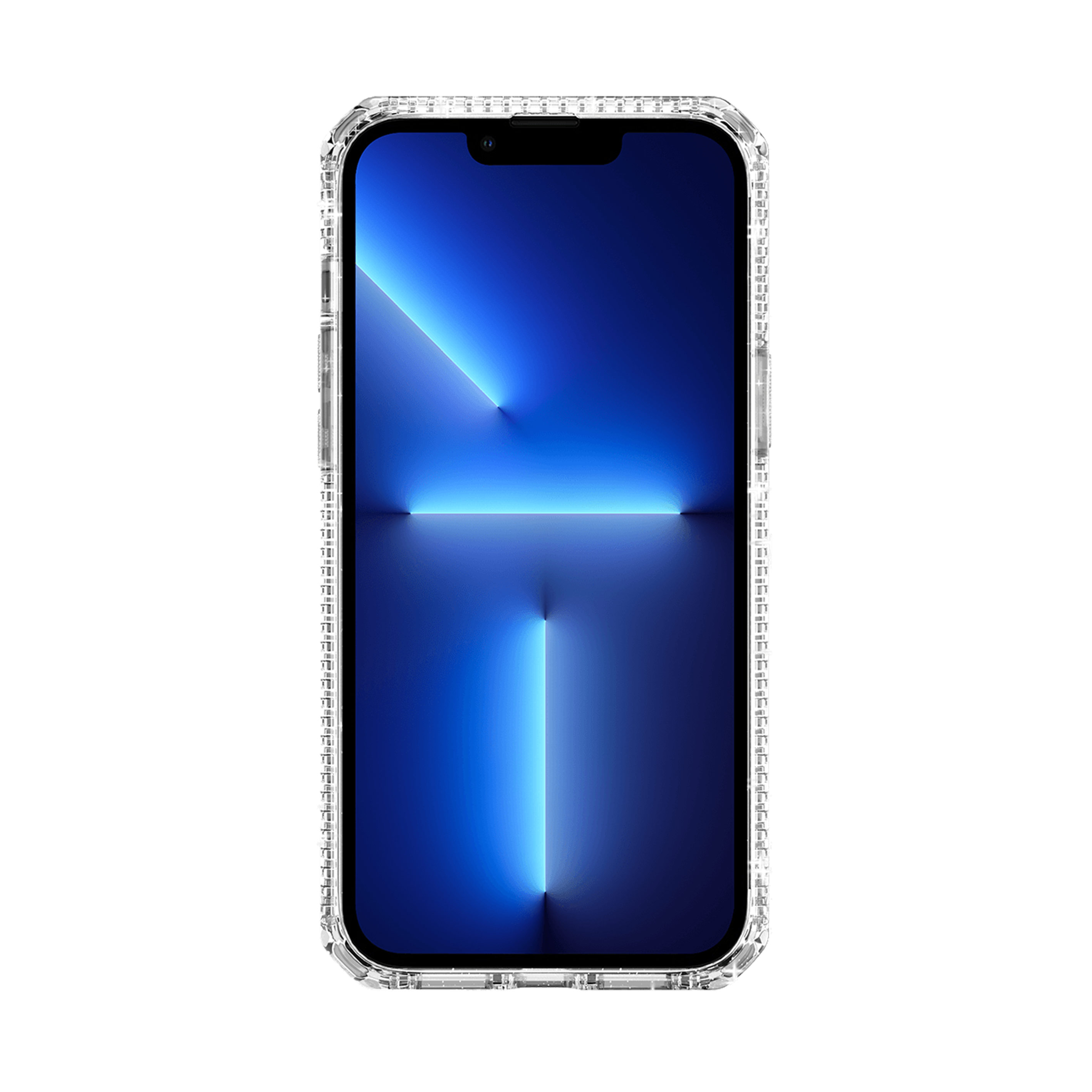 Picture of Apple iPhone 13 Pro 6.1 Case | ITSKINS Hybrid Spark Glitter ANTIMICROBIAL Certified Antishock Protection Case for iPhone 13 Pro 6.1 (Transparent)