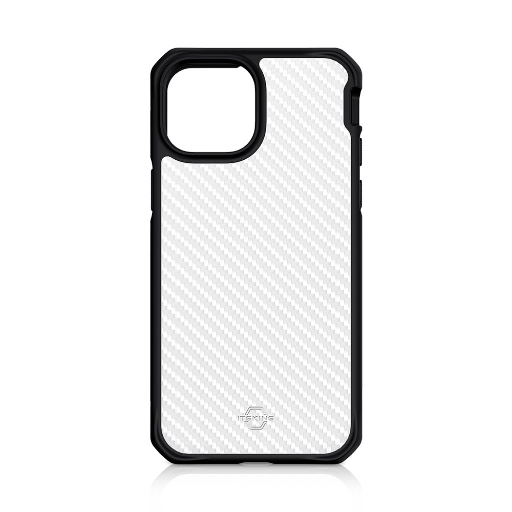 Picture of Apple iPhone 12 Pro Max 6.7 Case | ITSKINS HYBRID TEK ANTIMICROBIAL Certified Antishock Protection Case for iPhone 13 Pro Max 6.7 (Black and Transparent)