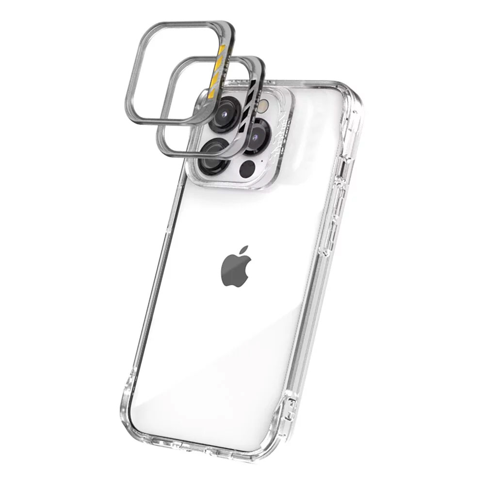 Picture of Apple iPhone 13 Pro 6.1 Case | JTLEGEND Hybrid Cushion DX Drop Protection Case with Camera Lens Protection Raised Bezel Sound Enhancement Design Case for iPhone 13 Pro 6.1 (Crystal)