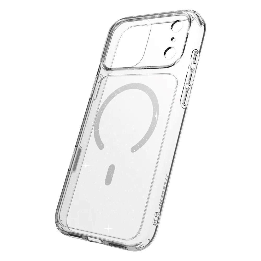 Picture of Apple iPhone 18 Pro Max Case | JTLEGEND Hybrid Cusion Glitter Mag Case for iPhone 18 Pro Max - Crystal