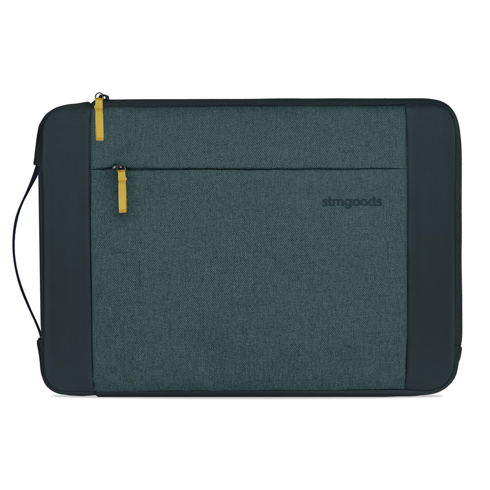 Picture of STM Kin Slim and Lightweight with Shock Absorbing Secure Zip Laptop Sleeve with Accessory Storage Pocket up to 16" (Aqua Blue)