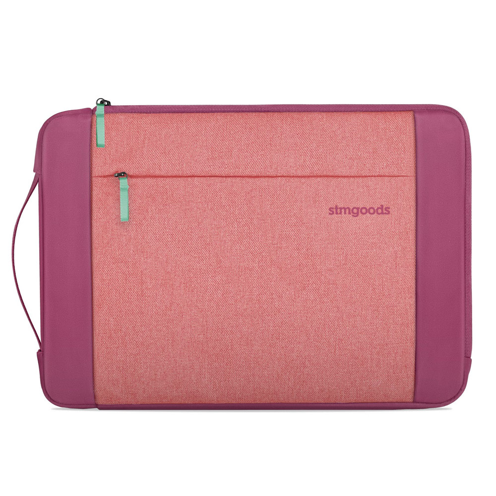 Picture of STM Kin Slim and Lightweight with Shock Absorbing Secure Zip Laptop Sleeve with Accessory Storage Pocket up to 16" (Rose Petal)