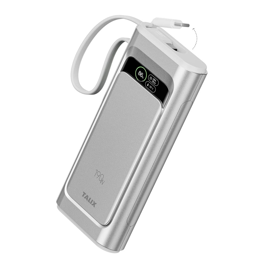 Picture of TALIX Linxt Build-in Cable Laptop CCC Travel Power Bank 190W 20000mah (3ports)