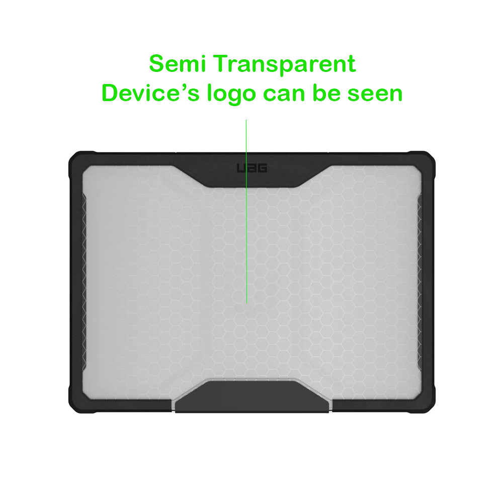 Picture of Apple Macbook Pro 14.2 2021 Case | UAG Plyo Series Drop Protection Cover Casing Case for Macbook Pro 14 M1 Pro M1 Max 2021 A2442 (Ice Black)