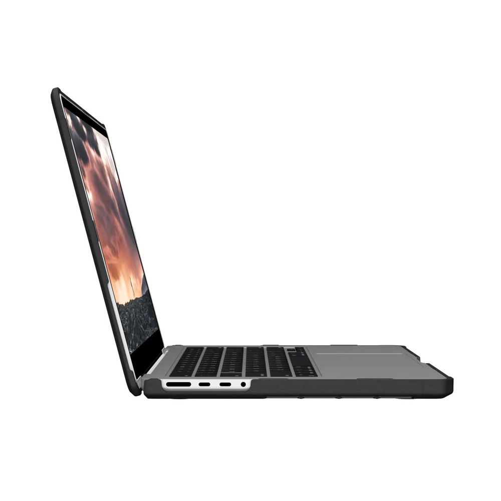Picture of Apple Macbook Pro 14.2 2021 Case | UAG Plyo Series Drop Protection Cover Casing Case for Macbook Pro 14 M1 Pro M1 Max 2021 A2442 (Ice Black)