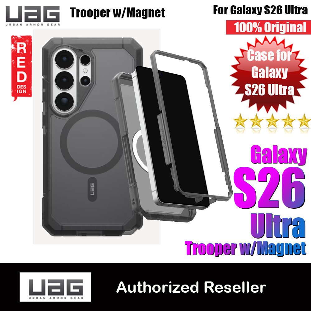 Picture of UAG Trooper for Samsung Galaxy S26 Ultra Drop Protection Case Case with Magnetic Charging Compatible (Ash) Samsung Galaxy S26 Ultra- Samsung Galaxy S26 Ultra Cases, Samsung Galaxy S26 Ultra Covers, iPad Cases and a wide selection of Samsung Galaxy S26 Ultra Accessories in Malaysia, Sabah, Sarawak and Singapore 