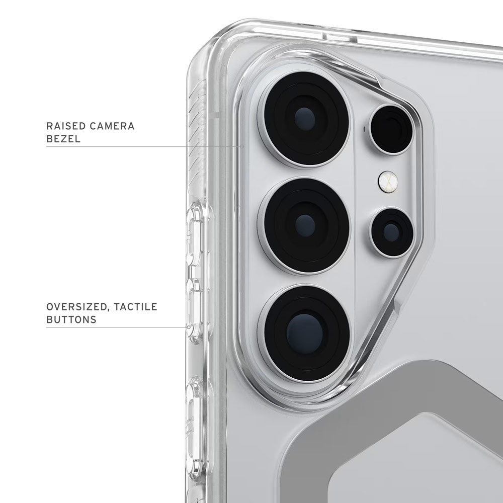 Picture of Samsung Galaxy S26 Ultra Case | UAG Plyo Pro for Samsung Galaxy S26 Ultra High Quality Drop Protection Clear Case with Magnetic Charging Compatible (Ice Silver)