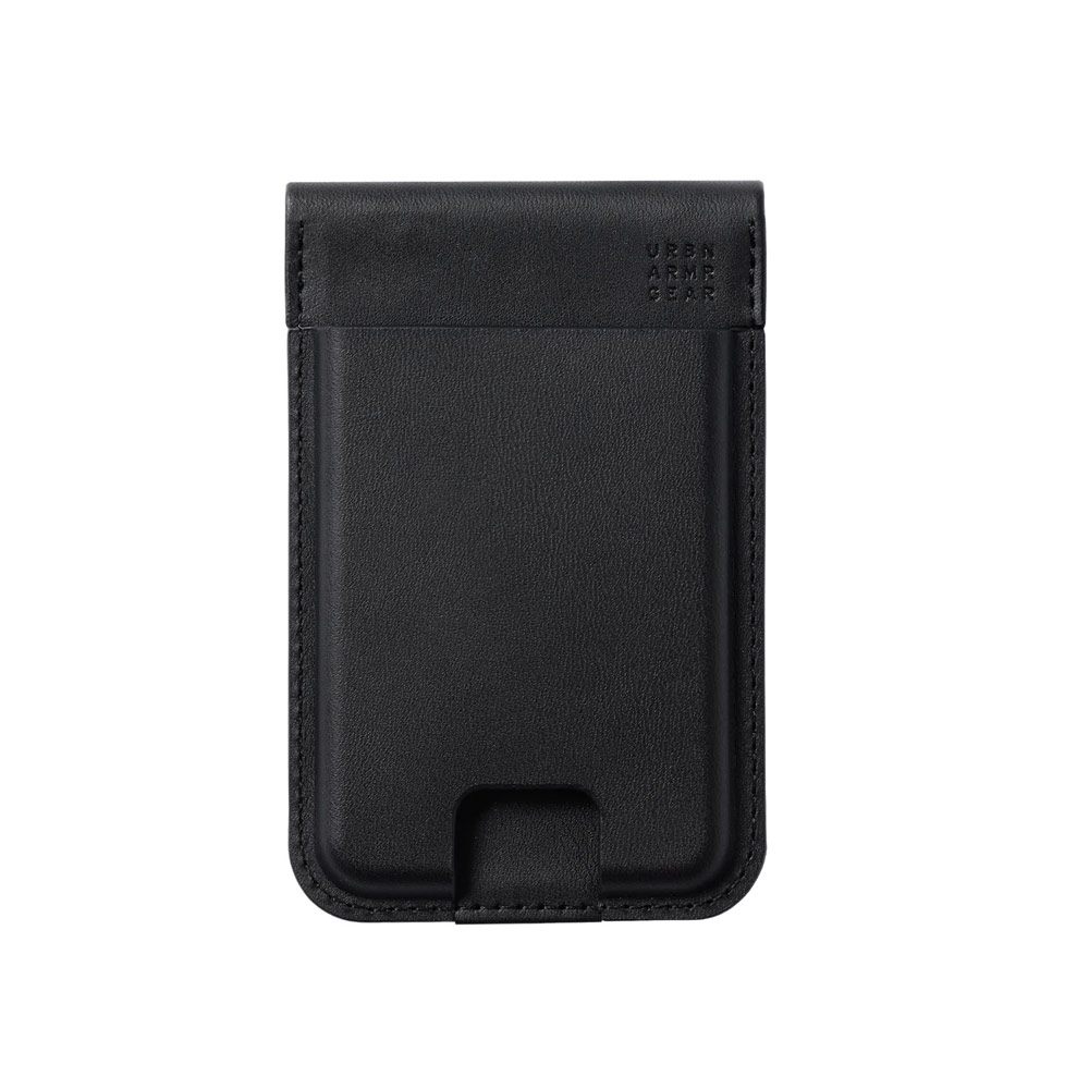 Picture of Apple iPhone 13 6.1  | UAG Metropolis Vegan Leather MagSafe Wallet and Stand Kickstand Card Holder Phone Stand (PU Leather)