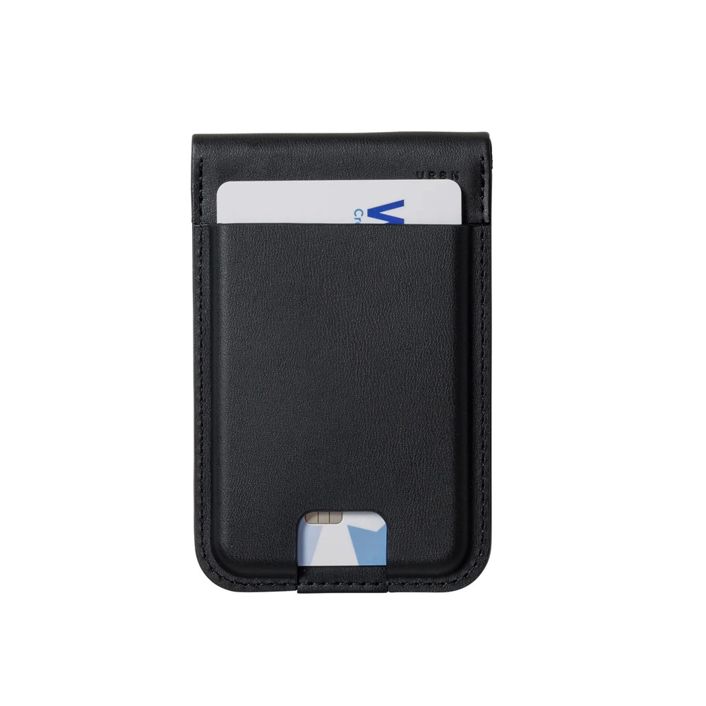 Picture of Apple iPhone 13 6.1  | UAG Metropolis Vegan Leather MagSafe Wallet and Stand Kickstand Card Holder Phone Stand (PU Leather)