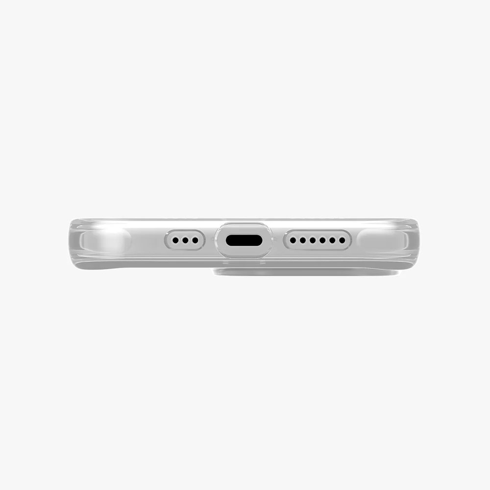 Picture of Apple iPhone 15 Pro Max 6.7 Case | Uniq Calio Aluminum Lens Frame Magnetic Drop Protection Case Casing for iPhone 15 Pro Max 6.7 (Clear)