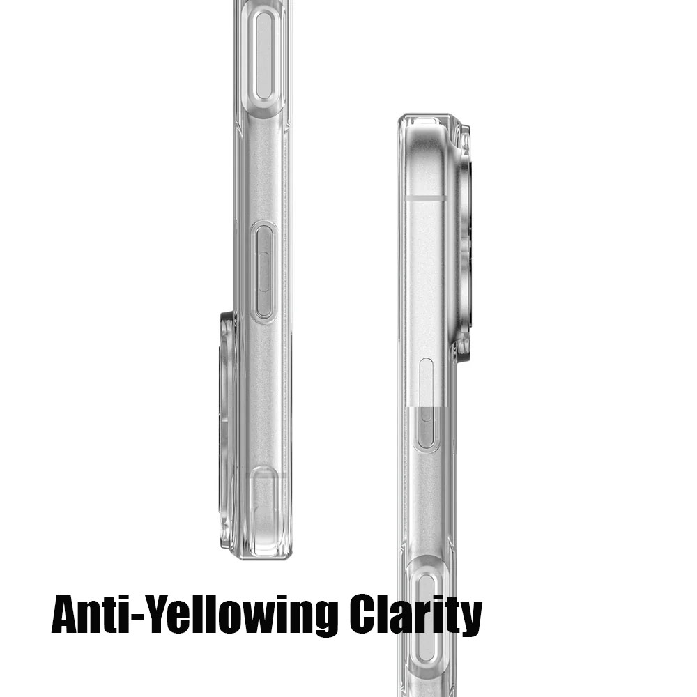 Picture of Apple iPhone 17 Pro 6.3 Case | Amazingthing Minimal Magnetic Slim Protection Case for iPhone 17 Pro 6.3 (Clear)