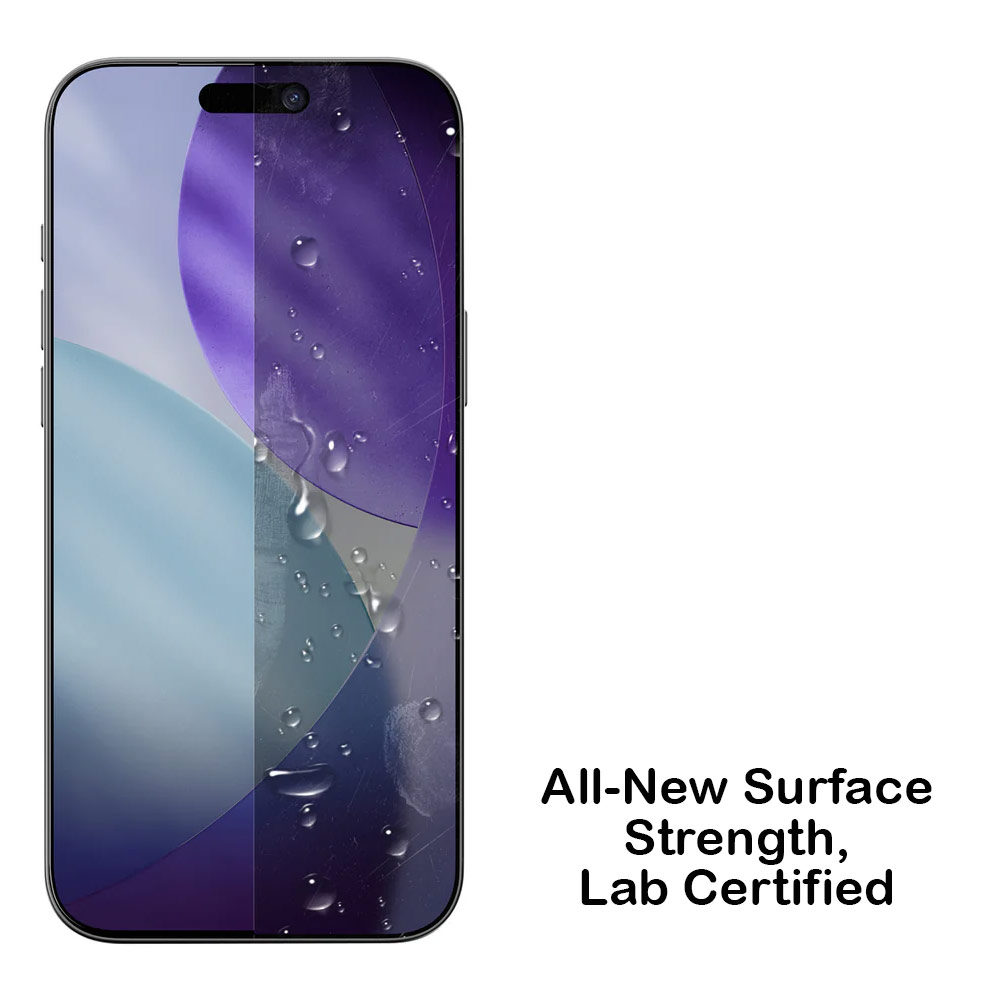 Picture of Apple iPhone 17 Pro Max 6.9  | Amazingthing Radix Privacy Anti View Full Glass 3D Frame Tempered Glass for iPhone 17 Pro Max 6.9 (Privacy)