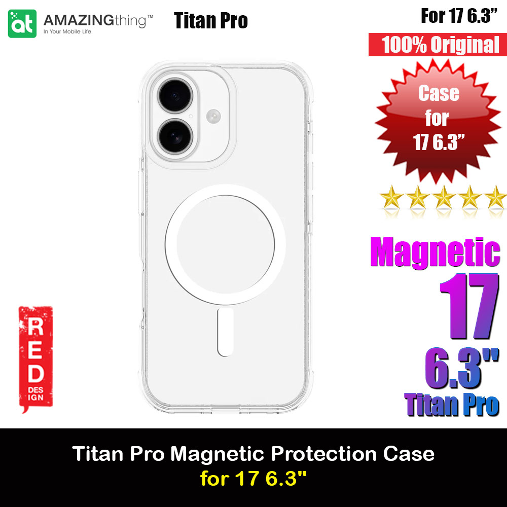 Picture of Amazingthing Titan Pro Magnetic Drop Protection Case for iPhone 17 6.3 (Clear) Apple iPhone 17 6.3- Apple iPhone 17 6.3 Cases, Apple iPhone 17 6.3 Covers, iPad Cases and a wide selection of Apple iPhone 17 6.3 Accessories in Malaysia, Sabah, Sarawak and Singapore 