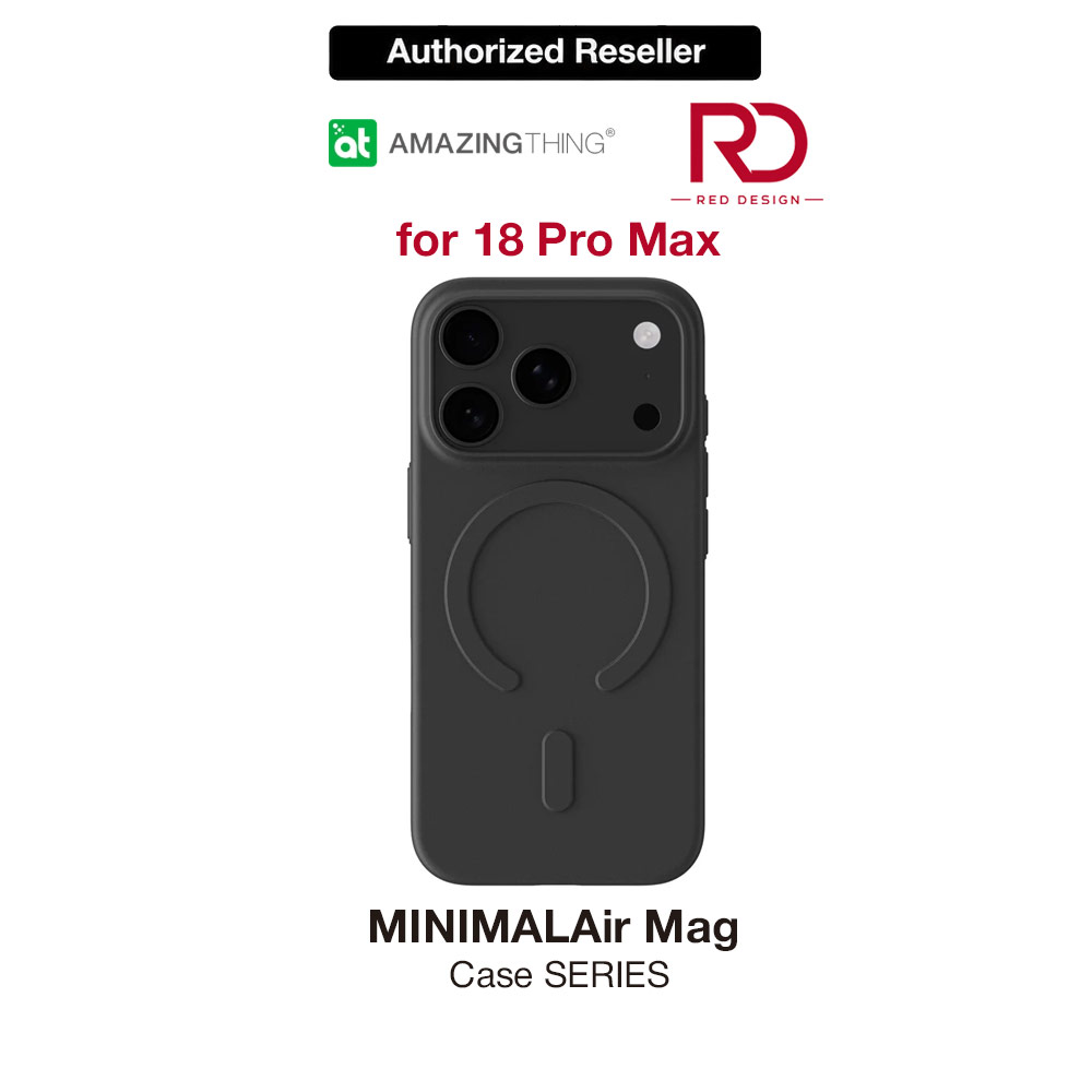 Picture of Amazingthing MINIMAL Air Slim Magnetic Charging Case for iPhone 18 Pro Max 6.9 - Black Apple iPhone 18 Pro Max- Apple iPhone 18 Pro Max Cases, Apple iPhone 18 Pro Max Covers, iPad Cases and a wide selection of Apple iPhone 18 Pro Max Accessories in Malaysia, Sabah, Sarawak and Singapore 