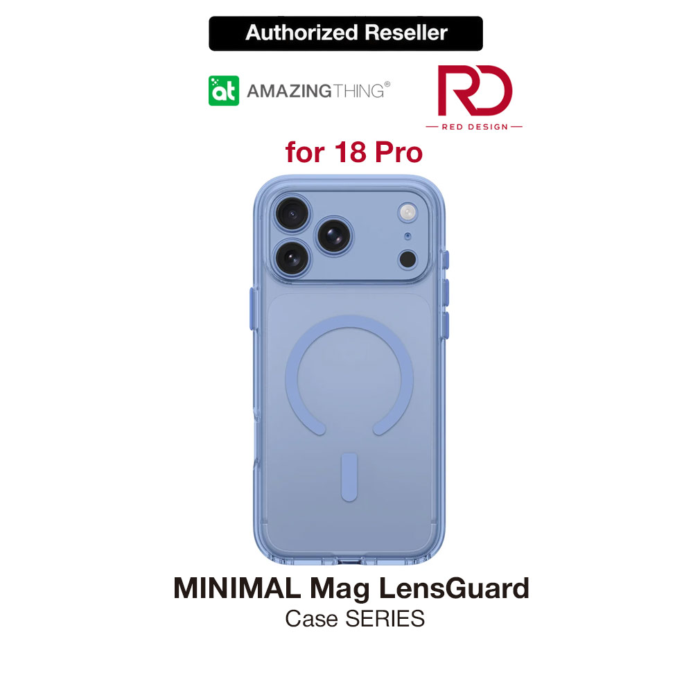 Picture of Amazingthing MINIMAL LensGuard Clarity Full Camera Cover Magnetic Charging X-CUSHION PRO 8 Case for iPhone 18 Pro  - Blue Apple iPhone 18 Pro- Apple iPhone 18 Pro Cases, Apple iPhone 18 Pro Covers, iPad Cases and a wide selection of Apple iPhone 18 Pro Accessories in Malaysia, Sabah, Sarawak and Singapore 