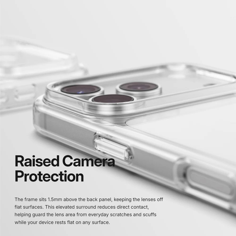 Picture of Apple iPhone 18 Pro Case | Amazingthing MINIMAL Protection Case with X-CUSHION PRO Protection for iPhone 18 Pro - Clear
