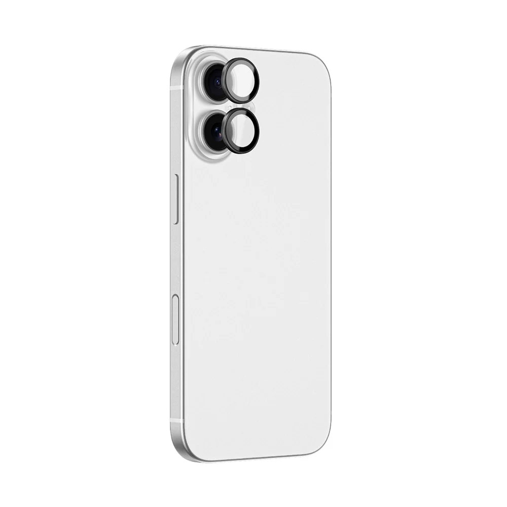 Picture of Apple iPhone 17 6.3  | Amazingthing Supreme AR Lens Glass Aluminum Tempered Glass Lens Protector for iPhone 17 6.3  (2PCS Black)