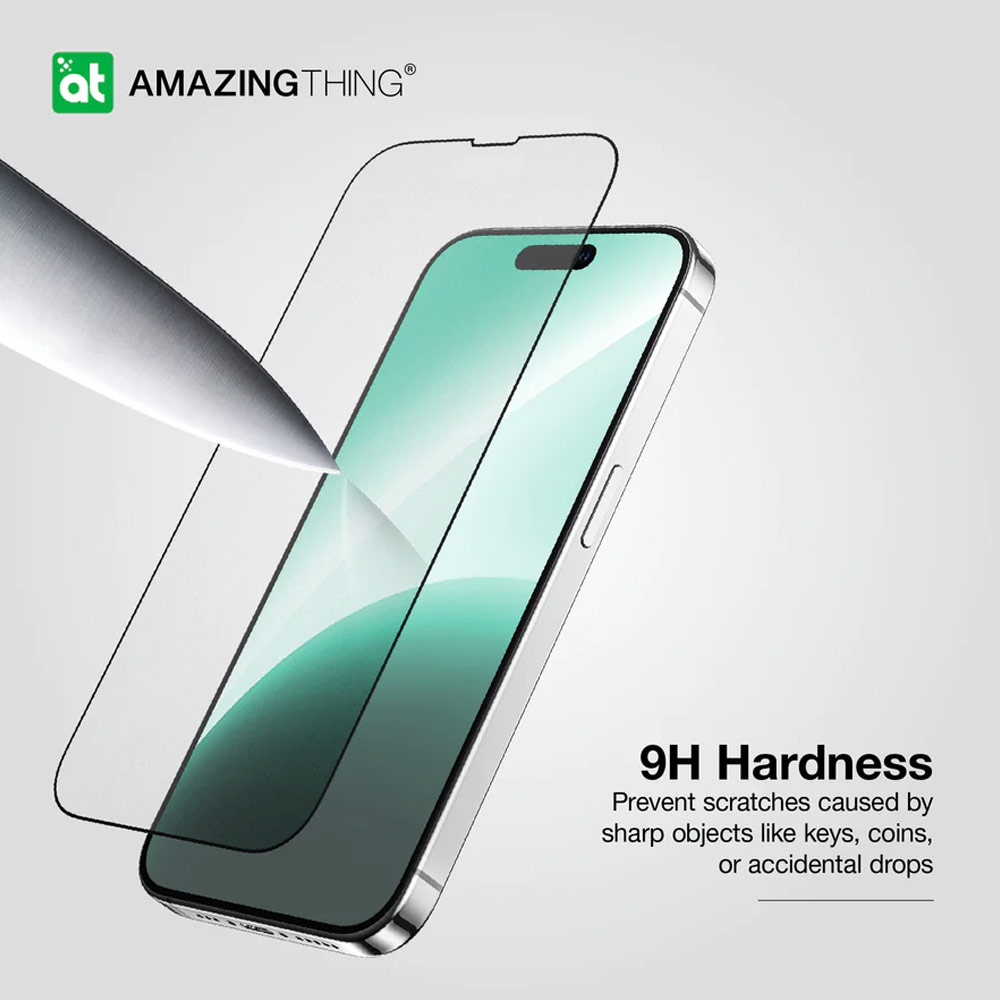 Picture of Apple iPhone 15 Pro 6.1  | Amazingthing Radix Fully Covered Tempered Glass for iPhone 15 Pro 6.1 (Matte Anti Glare)