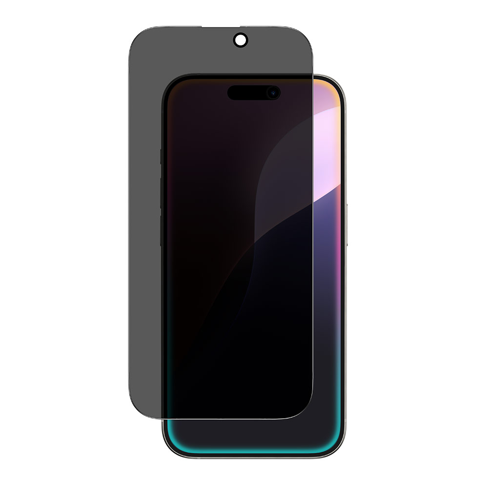 Picture of Apple iPhone 16 Pro 6.3  | Amazingthing Radix Supreme Privacy Fully Covered Tempered Glass for iPhone 16 Pro 6.3 (Privacy)