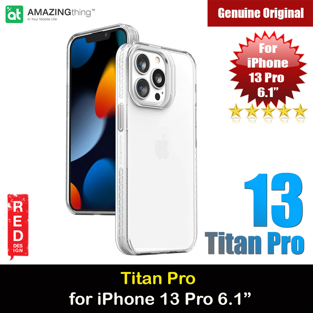 Picture of Amazingthing TITAN PRO Drop Proof Case for iPhone 13 Pro 6.1 (Transparent Clear) Apple iPhone 13 Pro 6.1- Apple iPhone 13 Pro 6.1 Cases, Apple iPhone 13 Pro 6.1 Covers, iPad Cases and a wide selection of Apple iPhone 13 Pro 6.1 Accessories in Malaysia, Sabah, Sarawak and Singapore 