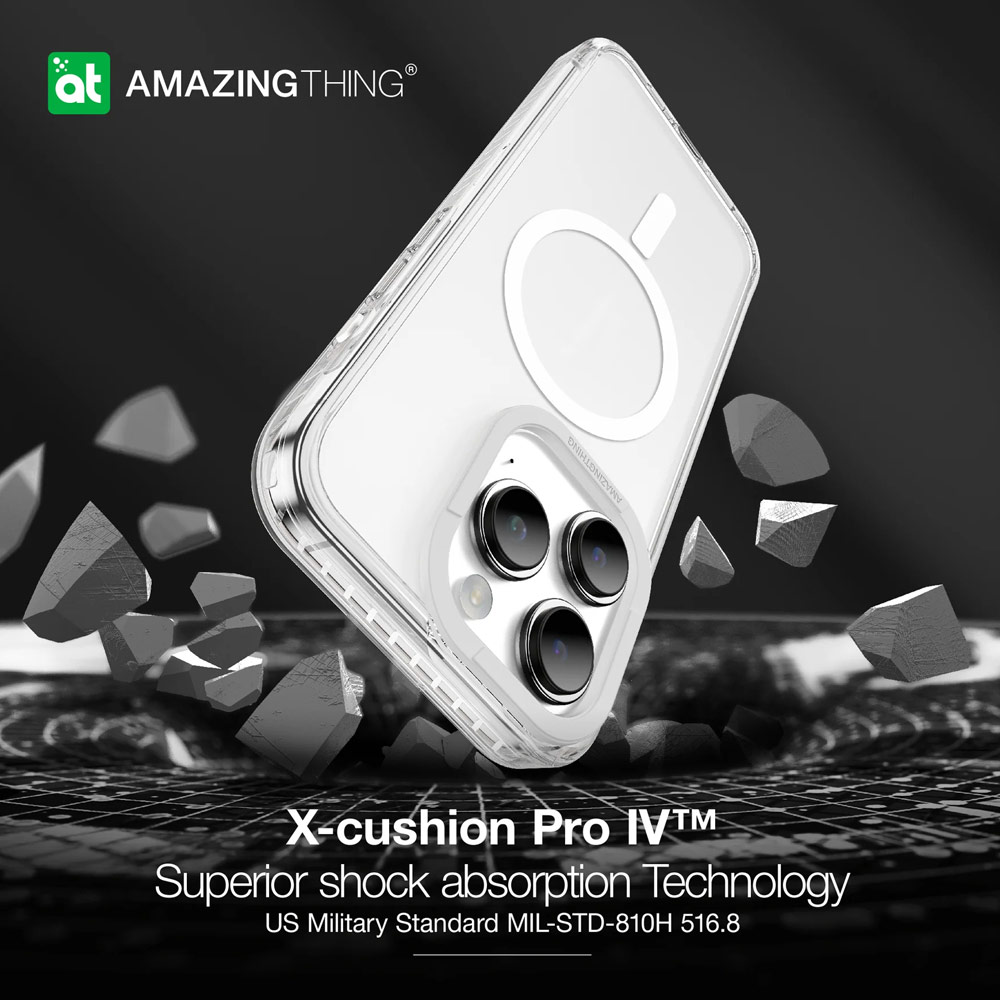 Picture of Apple iPhone 15 Pro 6.1 Case | Amazingthing TITAN PRO Drop Proof Magnetic Case for iPhone 15 Pro 6.1 (Black)