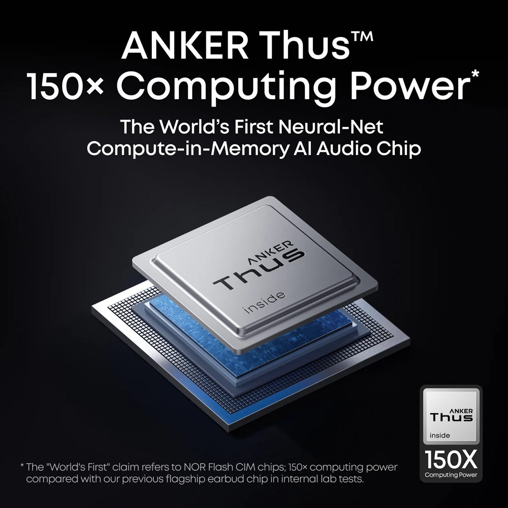 Picture of Soundcore by Anker Liberty 5 Pro ANC Wireless Earbuds Guinness World Records Clearest Clear Calls Adaptive Noise Cancelling LDAC Hi-Res Audio TWS Earbuds (Pearl White)