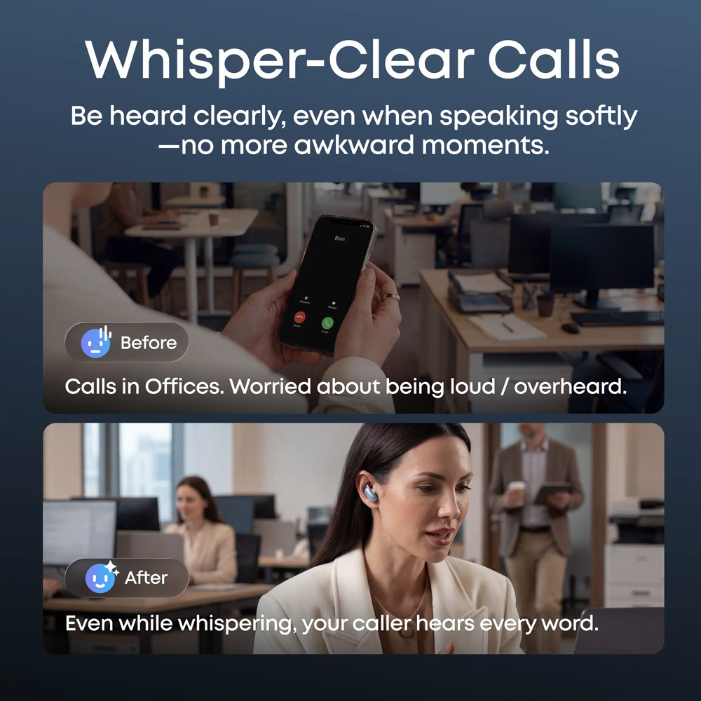Picture of Soundcore by Anker Liberty 5 Pro ANC Wireless Earbuds Guinness World Records Clearest Clear Calls Adaptive Noise Cancelling LDAC Hi-Res Audio TWS Earbuds (Pearl White)