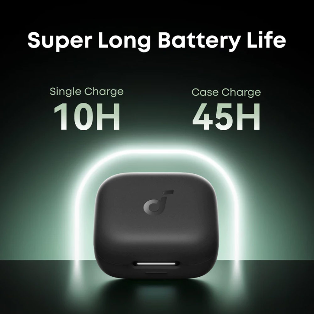 Picture of Soundcore by Anker R50i NC Earbuds Adaptive ANC Bluetooth 5.4 TWS 45Hours Long Play Time Headsets A3959 (Black)