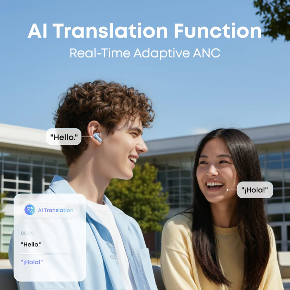 Picture of Soundcore by Anker R60i NC Wireless Earbuds -52dB Adaptive Noise-Cancelling Hi-Res Clarify Sound AI Assistant 50Hours (White)