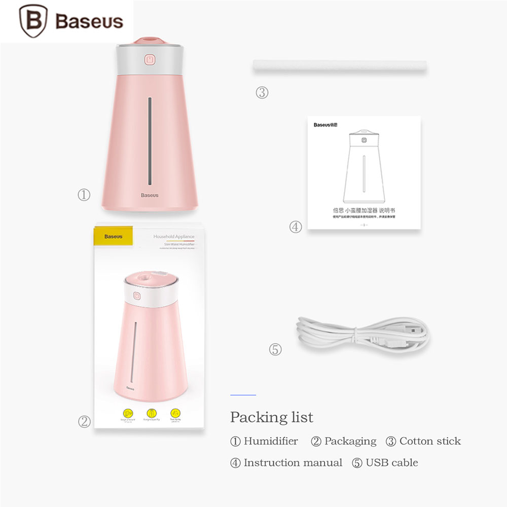 Picture of Baseus Humidifier 380ml (Pink)