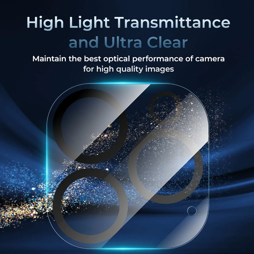 Picture of Apple iPhone 13 Pro 6.1  | Benks 9H Tempered Glass Lens Protector for iPhone 13 Pro iPhone 13 Pro Max (Clear)