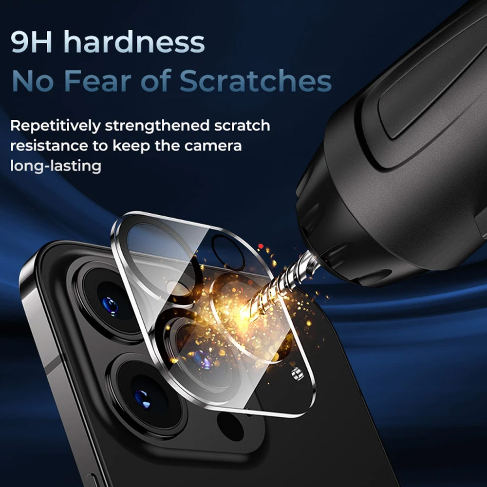 Picture of Apple iPhone 13 Pro 6.1  | Benks 9H Tempered Glass Lens Protector for iPhone 13 Pro iPhone 13 Pro Max (Clear)