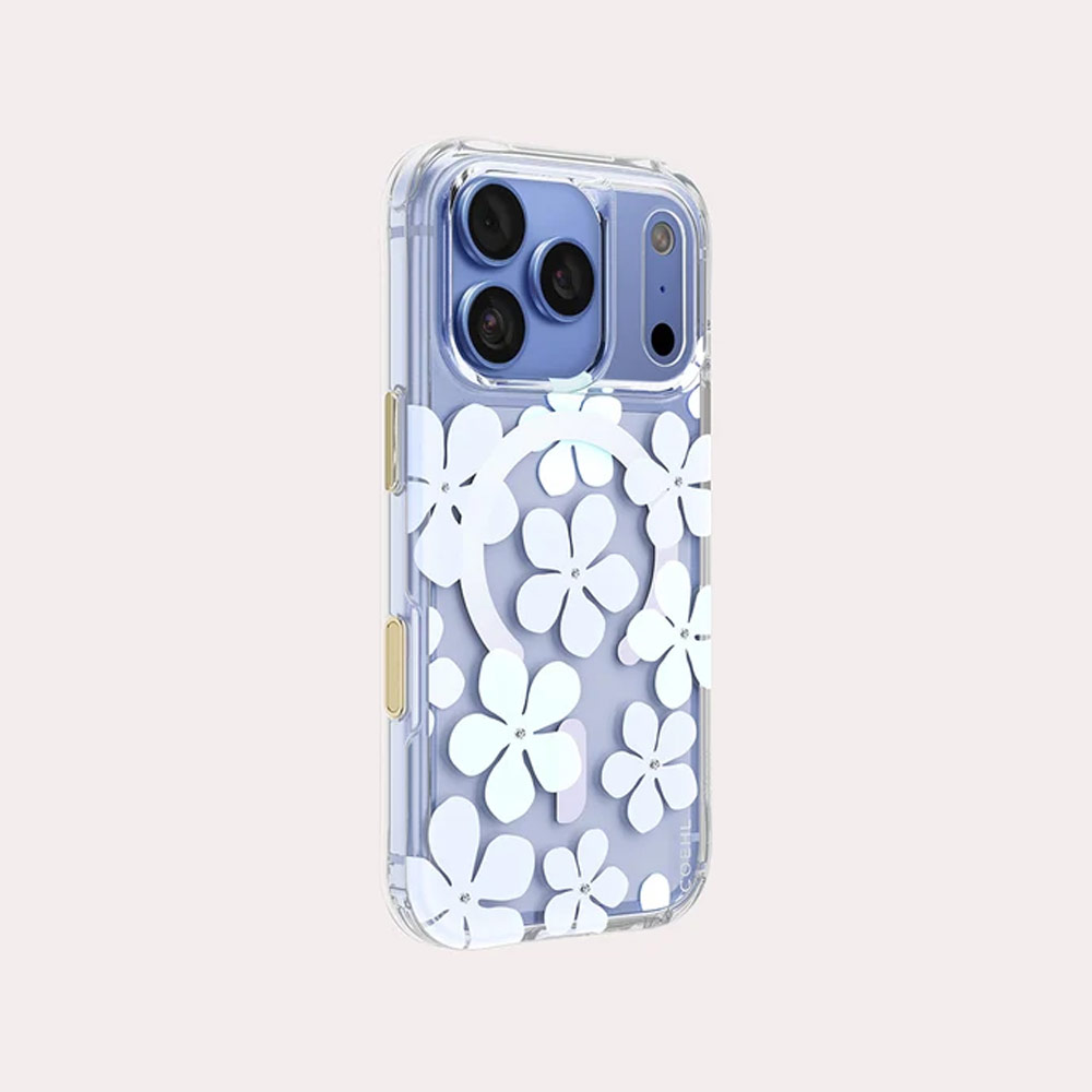 Picture of Apple iPhone 18 Pro Case | Coehl MILA MagClick Magnetic Charging Case with Camera Control Button for iPhone 18 Pro - Periwinkle Blue