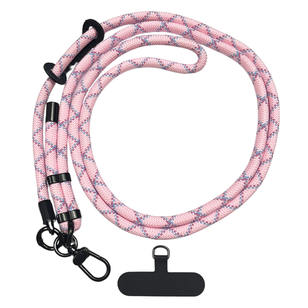 Picture of Red Design Selected Shoulder Lanyard Strap Croassbody Nylon Strap 150cm (Pink Line)