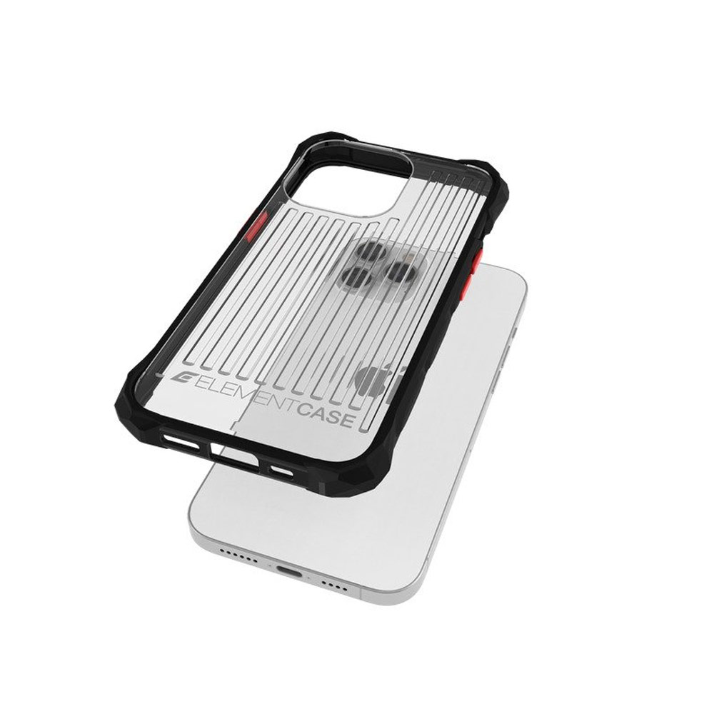 Picture of Apple iPhone 13 Pro Max 6.7 Case | Element Case Special Ops Protection Case for iPhone 13 Pro Max 6.7 (Clear Black)