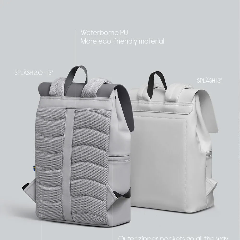 Picture of Apple Macbook Air 13 M2 2022  | Gaston Luga SPLÄSH 2.0 13" Premium Waterproof Eco Material Backpack (Olive)