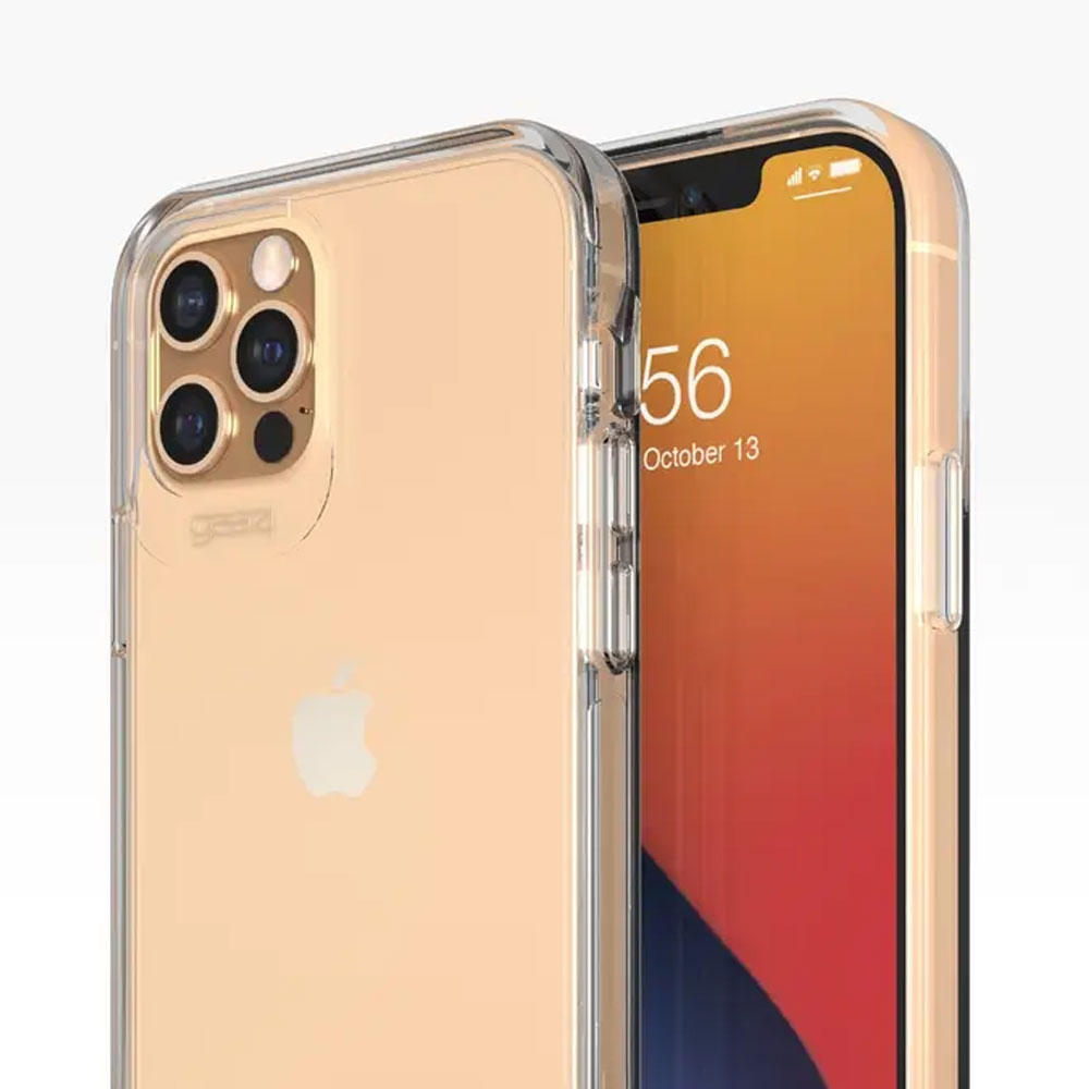 Picture of Apple iPhone 12 6.1 Case | Gear4 D30 Crystal Palace Drop Protection Case for iPhone 12 iPhone 12 Pro 6.1 (Clear)