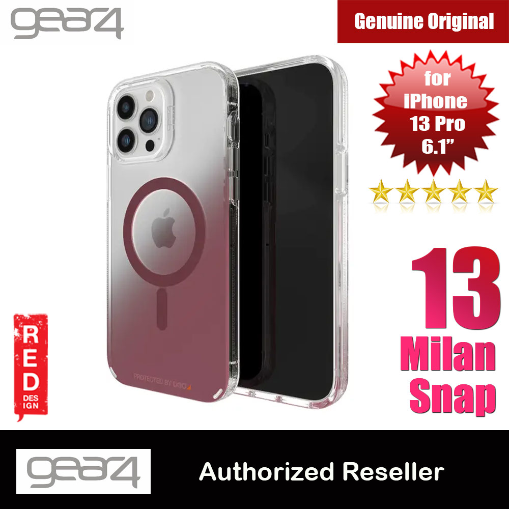 Picture of Gear4 D30 Milan Snap Clear Impact Protection with MagSafe Compatibility for iPhone 13 Pro 6.1 (Rose) Apple iPhone 13 Pro 6.1- Apple iPhone 13 Pro 6.1 Cases, Apple iPhone 13 Pro 6.1 Covers, iPad Cases and a wide selection of Apple iPhone 13 Pro 6.1 Accessories in Malaysia, Sabah, Sarawak and Singapore 