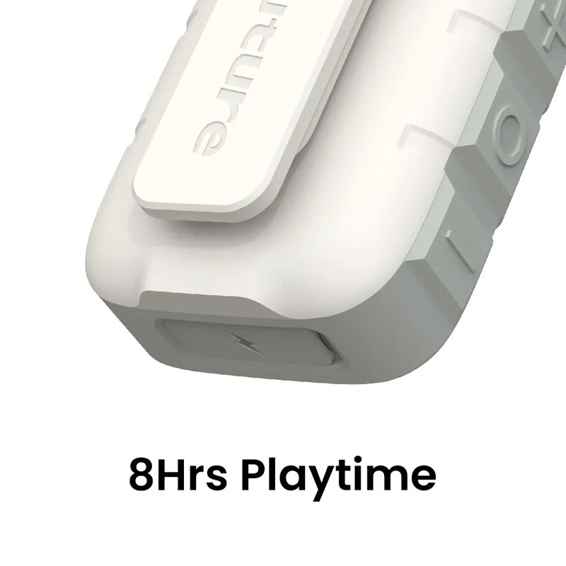 Picture of HiFuture Pocket S Mini Bluetooth Speaker Portable Wearable Clip Speaker IPX7 Waterproof Lightweight Travel Speaker - Beige