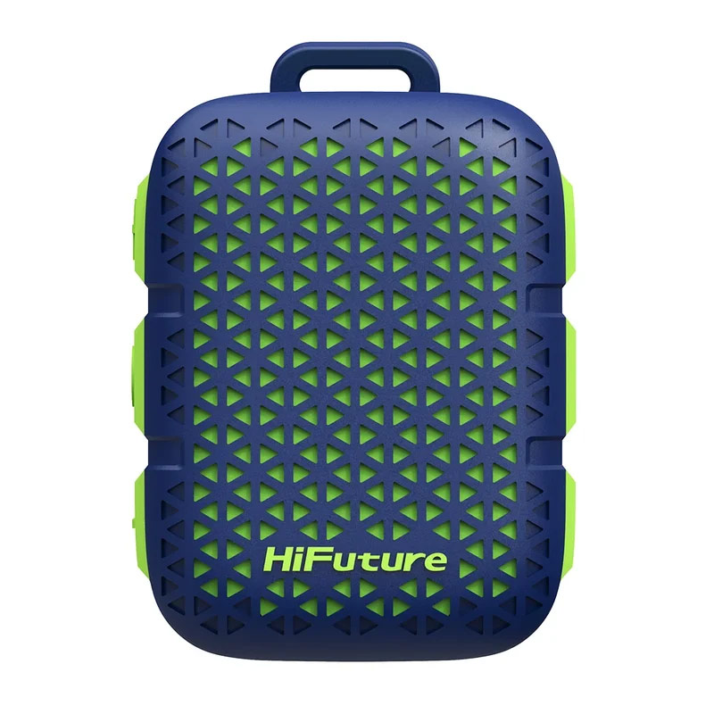 Picture of HiFuture Pocket S Mini Bluetooth Speaker Portable Wearable Clip Speaker IPX7 Waterproof Lightweight Travel Speaker - Blue