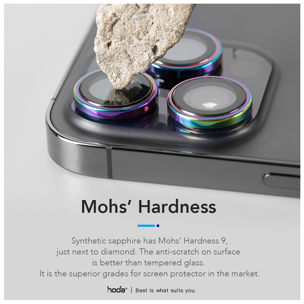 Picture of Apple iPhone 15 6.1  | Hoda Sapphire Lens Protector for iPhone 15 6.1 iPhone 15 Plus 6.7  (2PCS Blue)