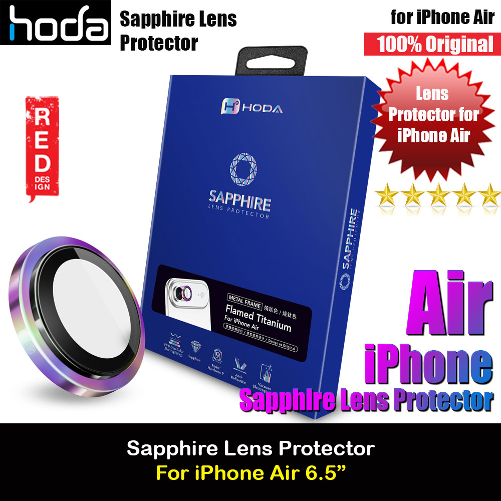 Picture of Hoda Sapphire Lens Protector for iPhone Air 6.5  (1PCS Flamed Titanium) Apple iPhone Air 6.5- Apple iPhone Air 6.5 Cases, Apple iPhone Air 6.5 Covers, iPad Cases and a wide selection of Apple iPhone Air 6.5 Accessories in Malaysia, Sabah, Sarawak and Singapore 