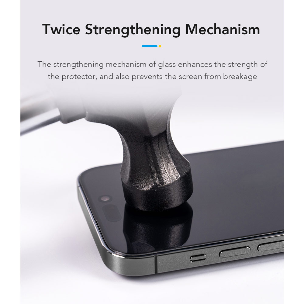 Picture of Apple iPhone 15 Plus 6.7 Screen Protector | Hoda 0.33mm 2.5D Full Coverage Anti Peep Tempered Glass Screen Protector for iPhone 16 Plus 6.7 15 Plus 6.7 (Privacy)