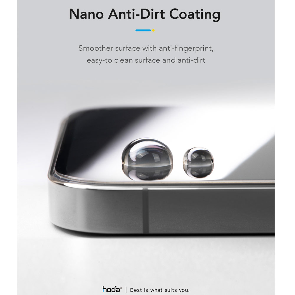 Picture of Apple iPhone 15 Plus 6.7 Screen Protector | Hoda 0.33mm 2.5D Full Coverage Anti Peep Tempered Glass Screen Protector for iPhone 16 Plus 6.7 15 Plus 6.7 (Privacy)