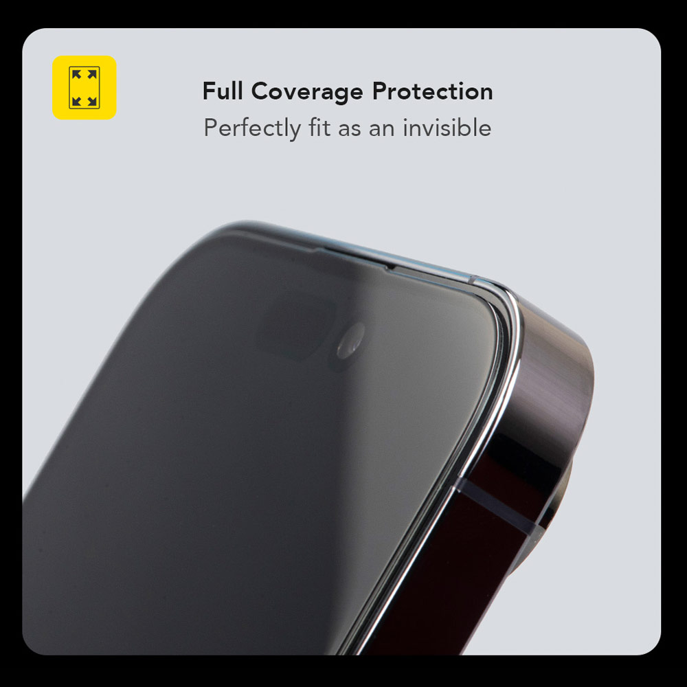 Picture of Apple iPhone 15 Plus 6.7 Screen Protector | Hoda 0.33mm 2.5D Full Coverage Anti Reflection Tempered Glass Screen Protector for iPhone 16 Plus 6.7 iPhone 15 Plus 6.7 (Anti Reflection)