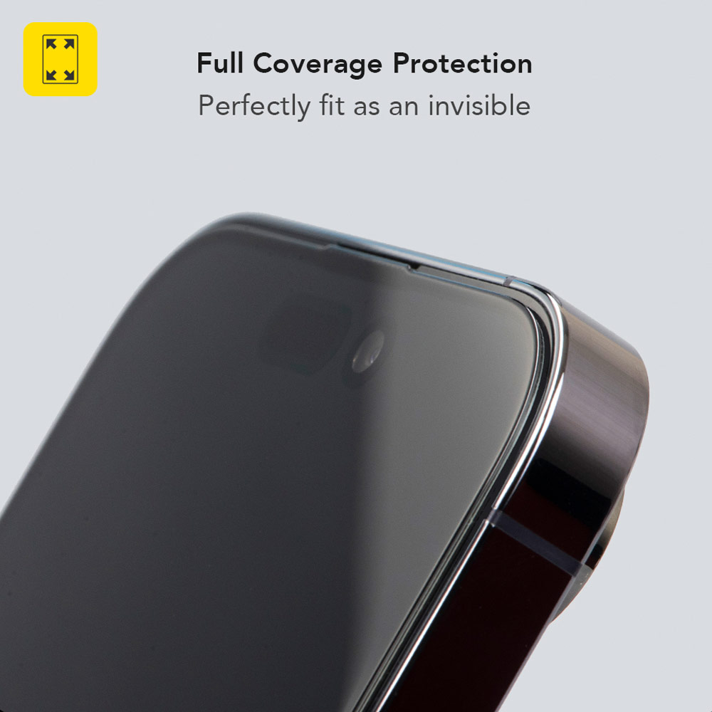 Picture of Apple iPhone 17 Pro Max 6.9 Screen Protector | Hoda Anti Reflection Full Coverage Tempered Glass Screen Protector for iPhone 17 Pro Max 6.9 (Anti Reflection)