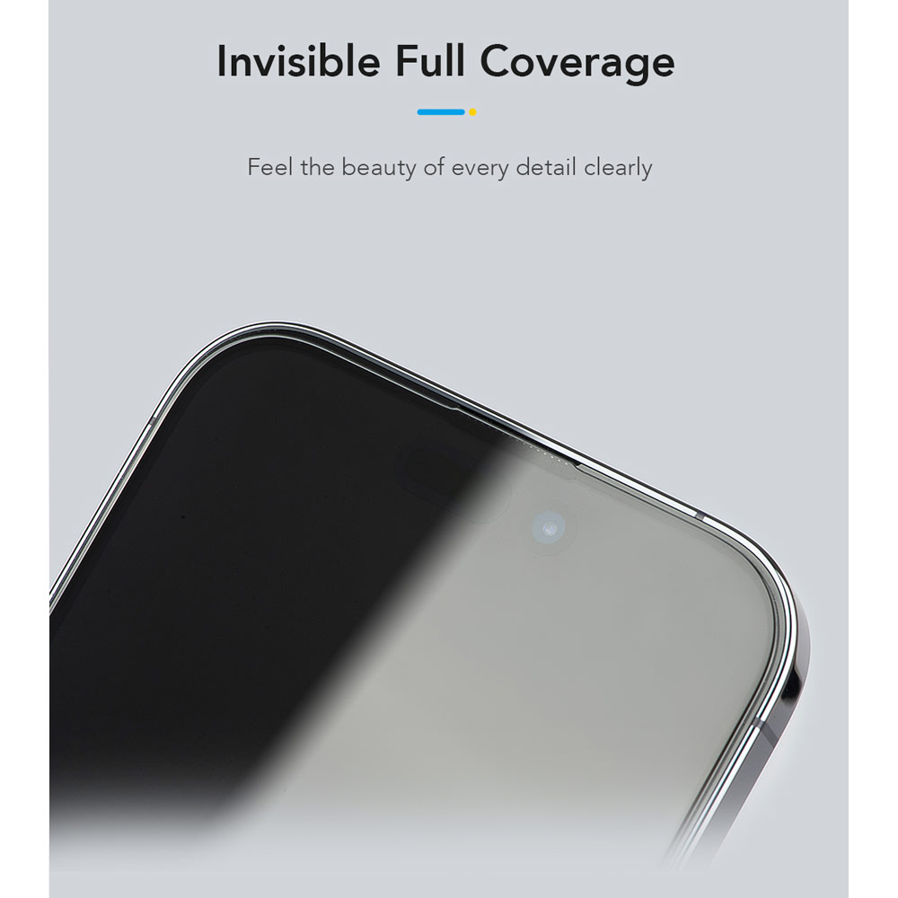 Picture of Apple iPhone 15 Plus 6.7 Screen Protector | Hoda 0.33mm 2.5D Full Coverage Tempered Glass Screen Protector for iPhone 16 Plus 6.7 15 Plus 6.7 with Dust Free Helper (Clear)