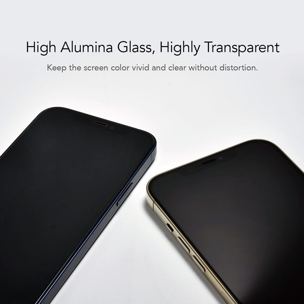 Picture of Apple iPhone 13 6.1 Screen Protector | Hoda 0.33mm 2.5D Full Coverage Tempered Glass Screen Protector for Apple iPhone 13 iPhone 13 Pro 6.1 (Anti Peeper Anti View)